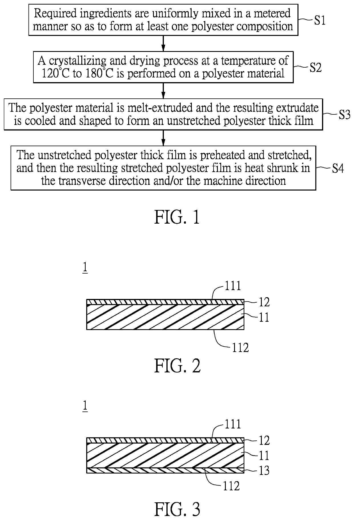 Low oligomer modified polyester film capable of being easily extended and method for manufacturing the same