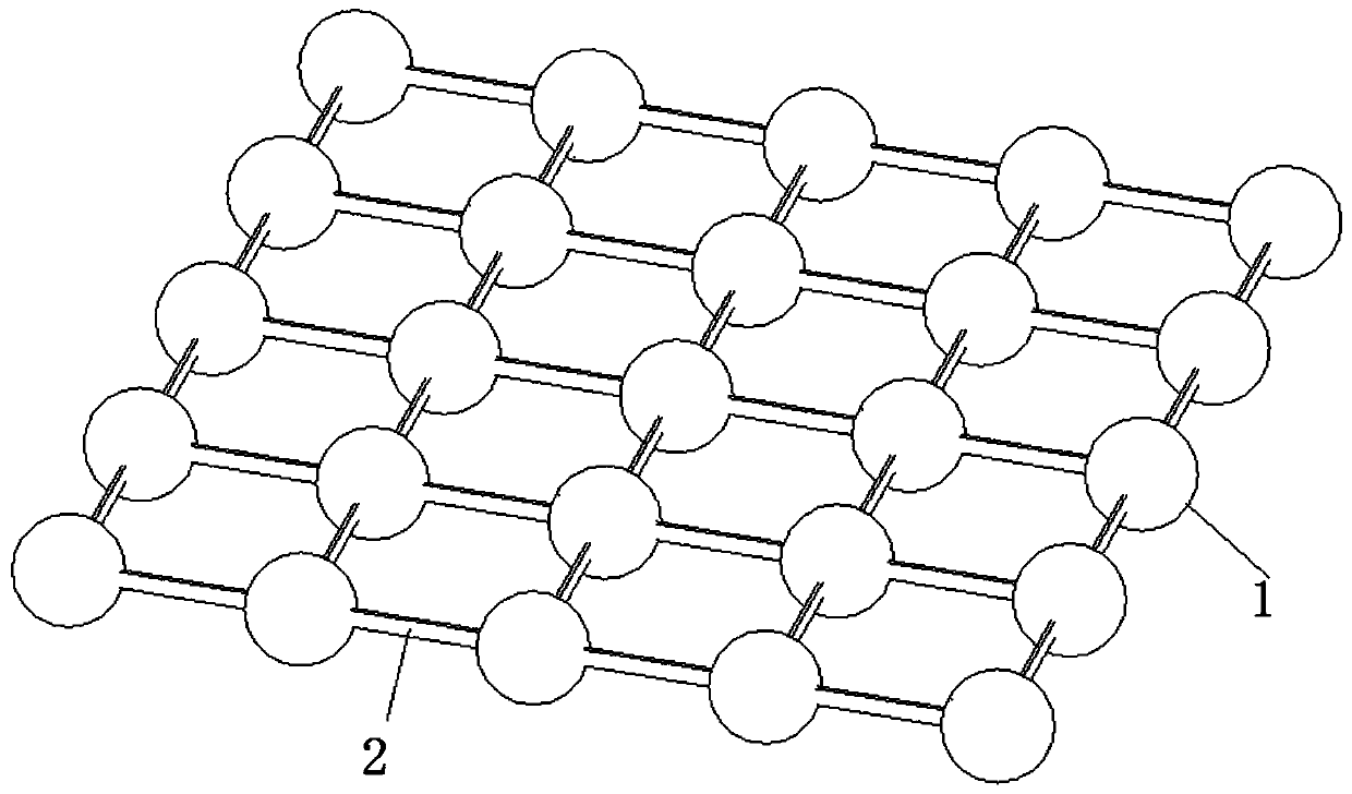 Assembly type spherical hollow plate