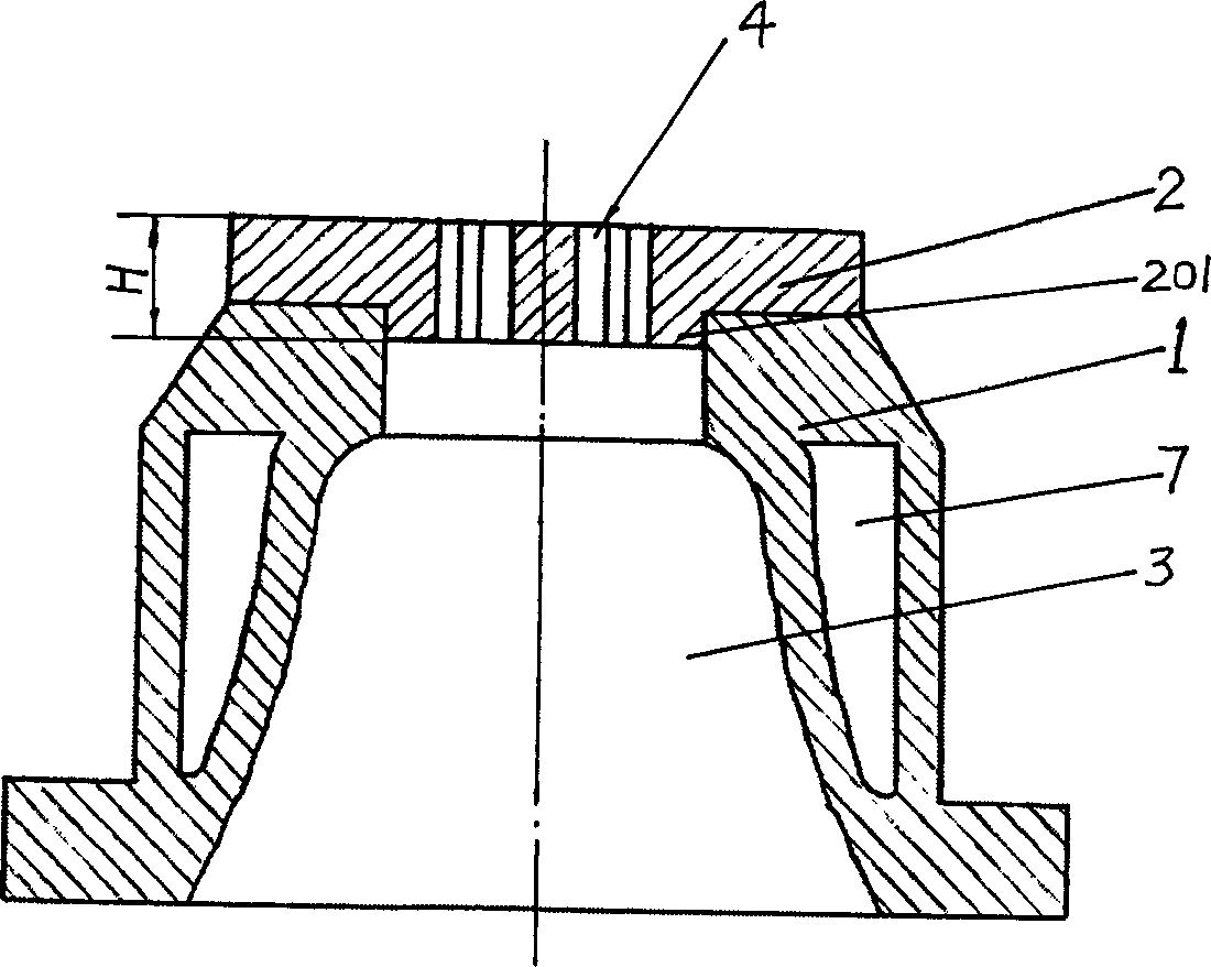 Aeration free multi hole hollow type extrusion mould