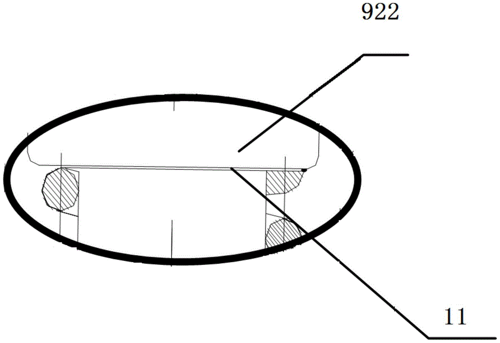 A travel control universal strain angle hydraulic cylinder