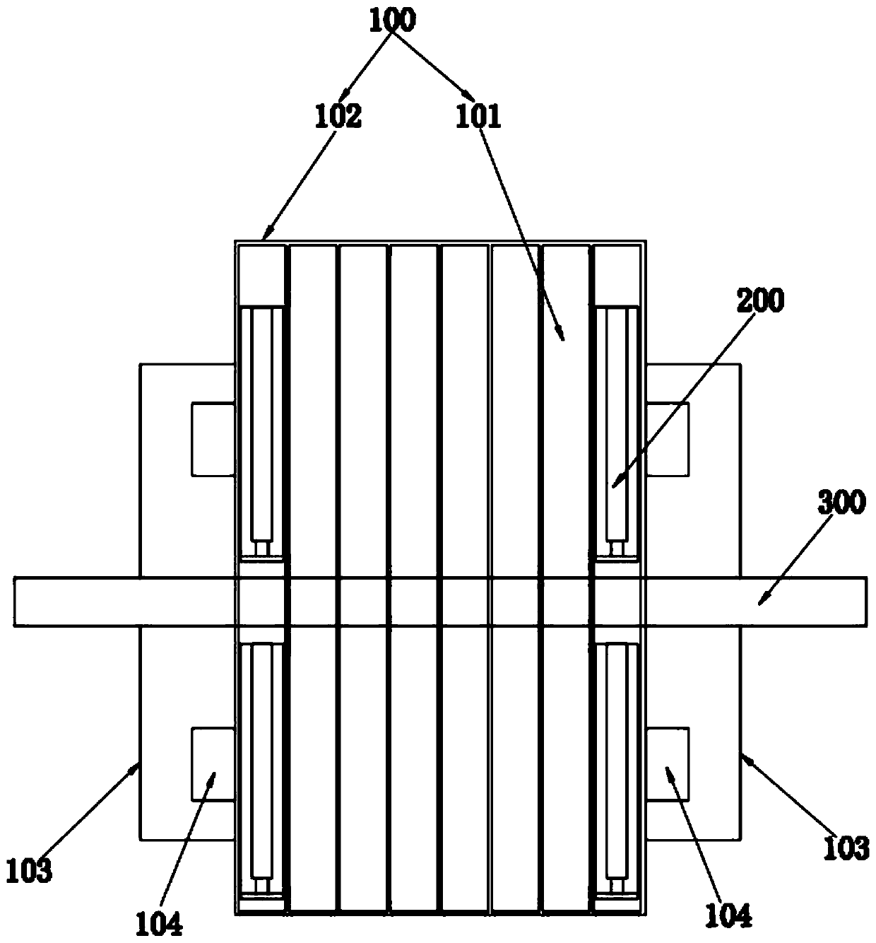 An orthopedic medical bed