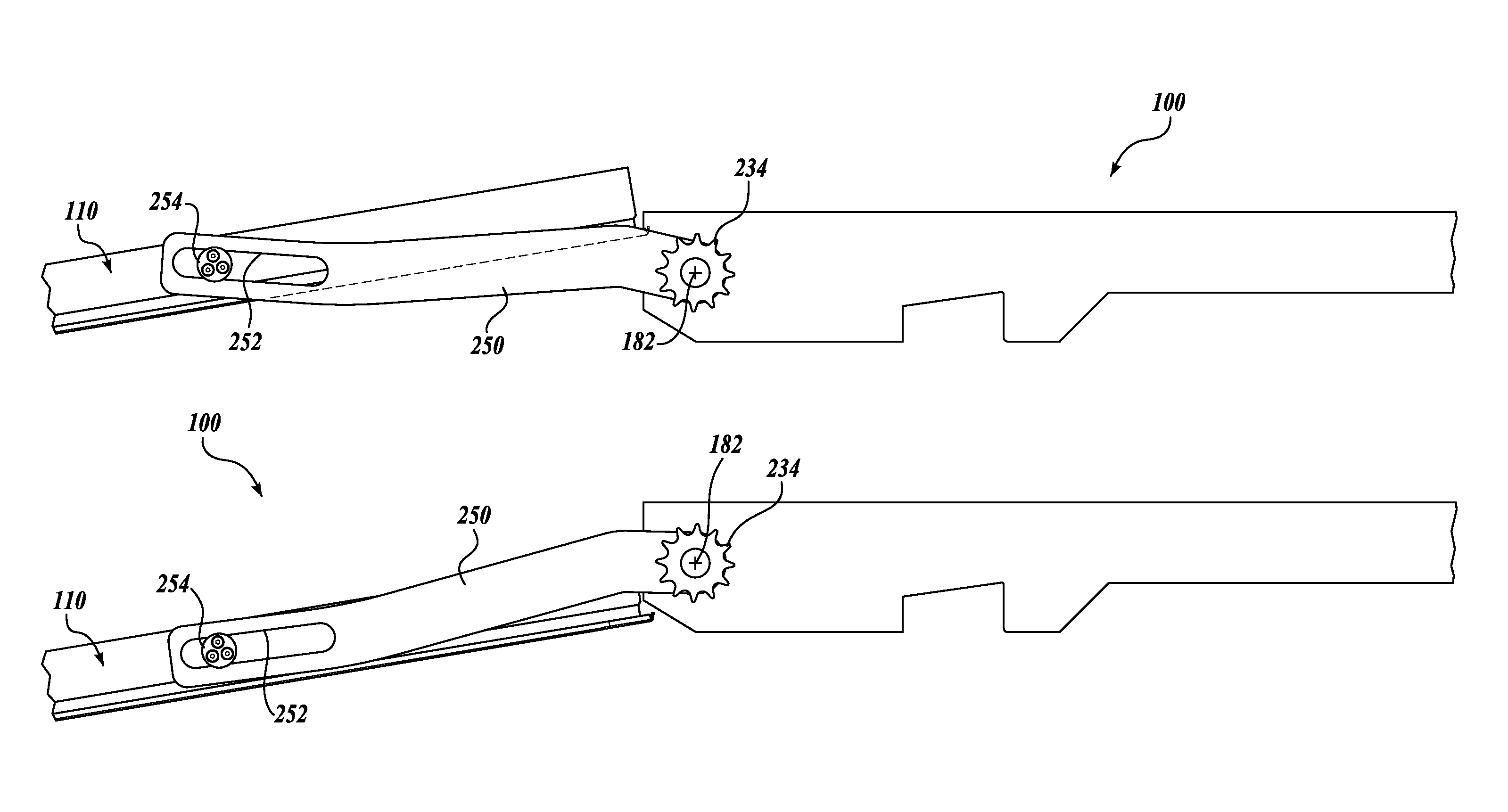 Fold out ramp