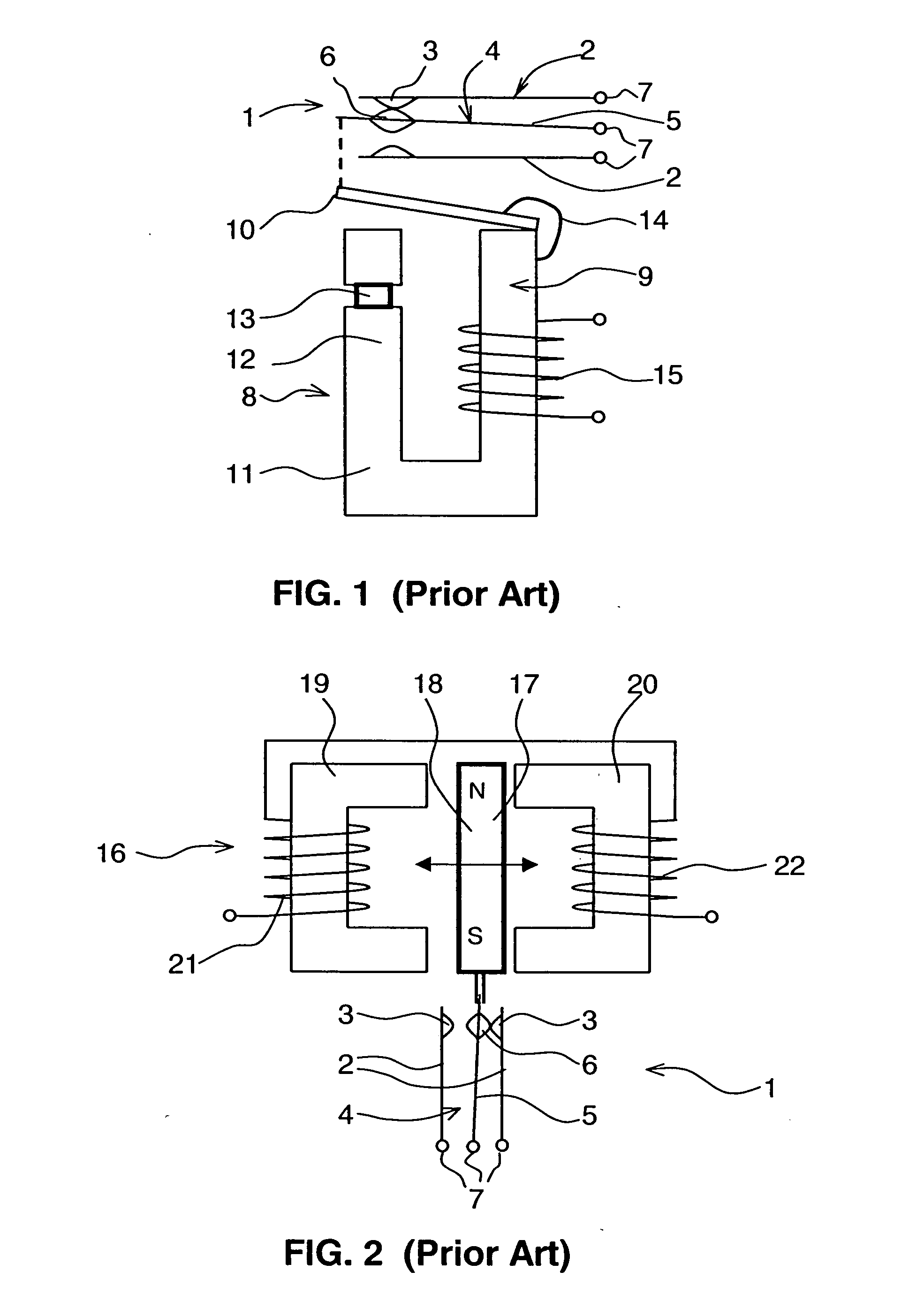 Electrical switching device, relay and electrical apparatus comprising same