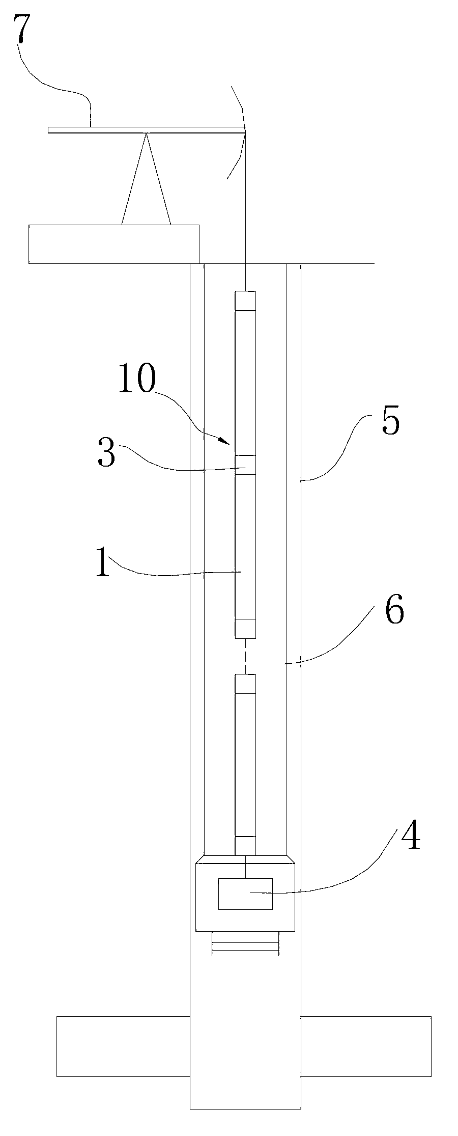 Producing well shaft combined gravity assisted heat pipe