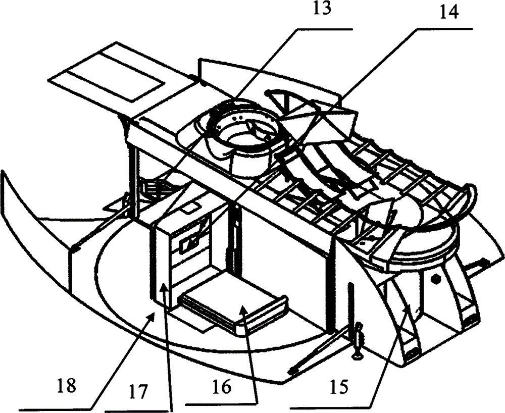 Large-space transformable multi-layer recreational vehicle