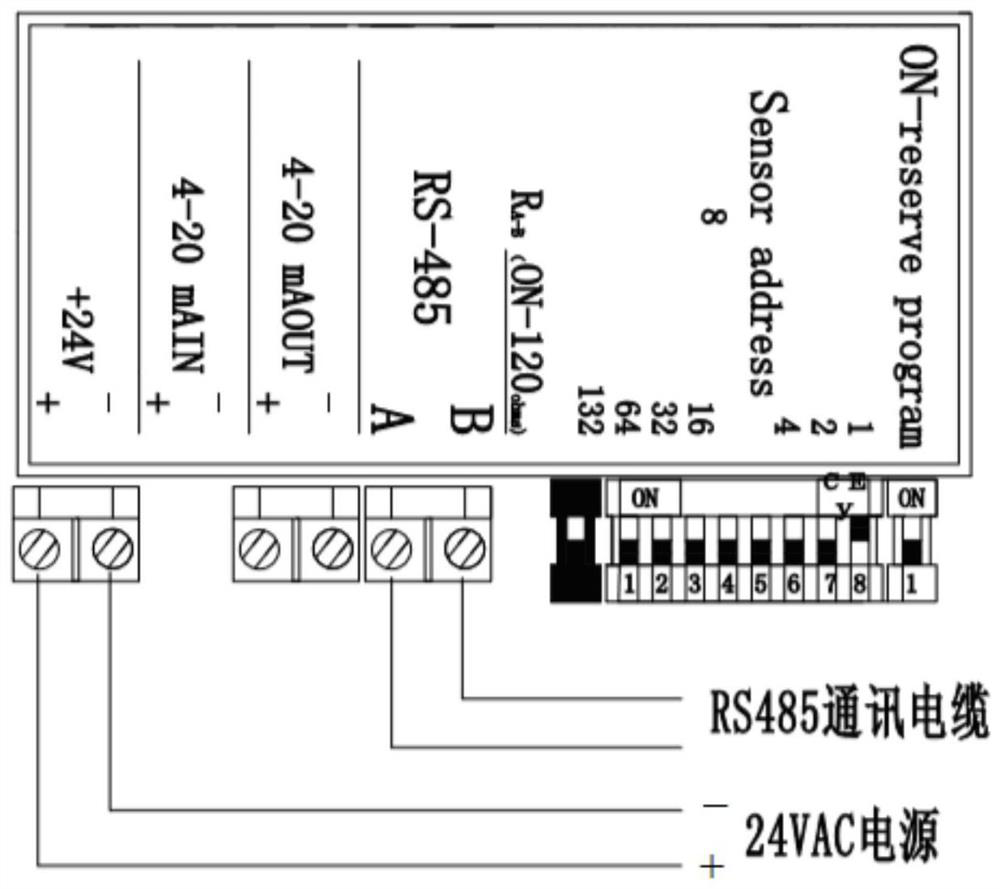 Cement bin material level height detection device