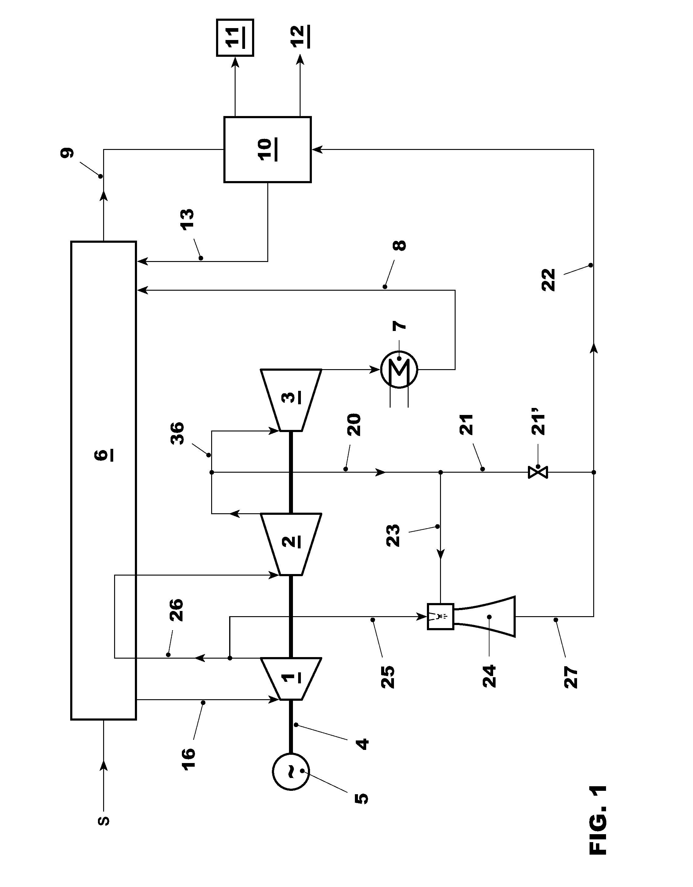 Power plant with co2 capture and method to operate such power plant