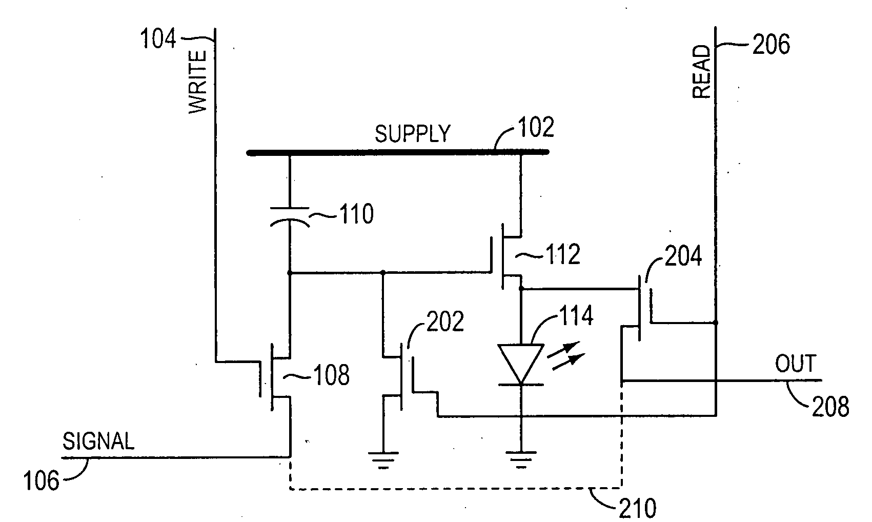 Active matrix emissive display and optical scanner system, methods and applications