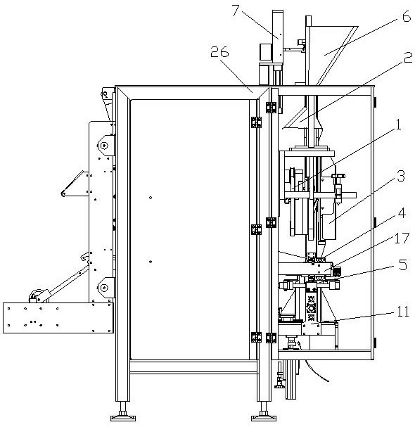 Forming method and device for brick-type bags