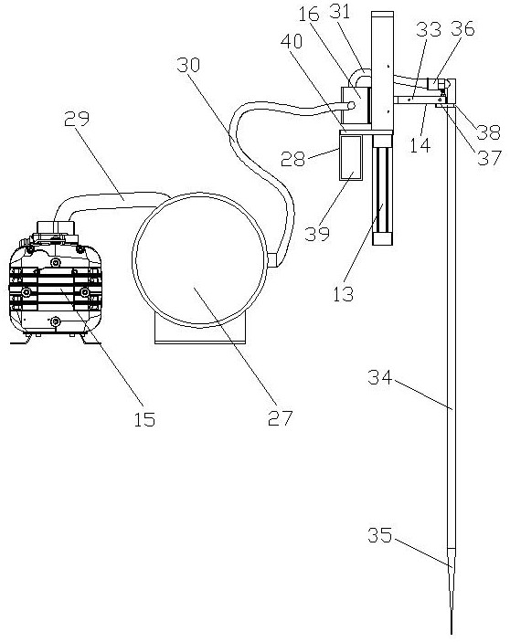 Forming method and device for brick-type bags