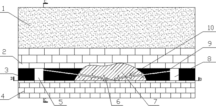 Chemical modification method of lamprophyre in thick coal seam by horizontal segmental hydraulic fracturing