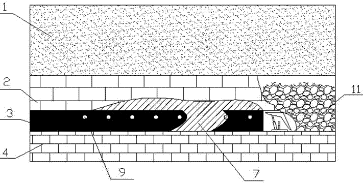 Chemical modification method of lamprophyre in thick coal seam by horizontal segmental hydraulic fracturing