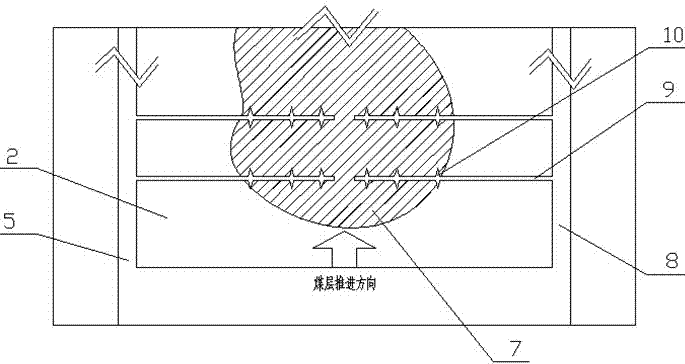 Chemical modification method of lamprophyre in thick coal seam by horizontal segmental hydraulic fracturing