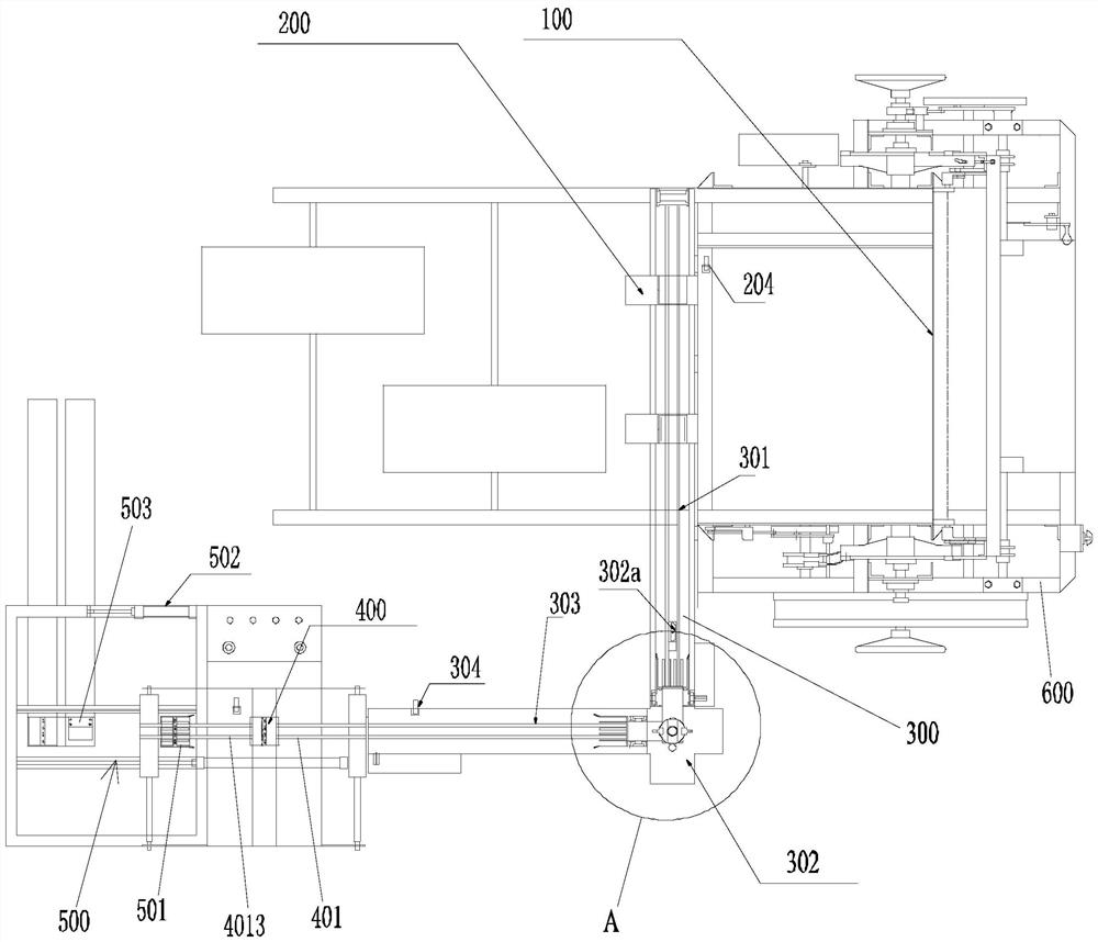 Gauze cable tie mechanism and gauze stacked cable tie all-in-one machine equipped with the mechanism