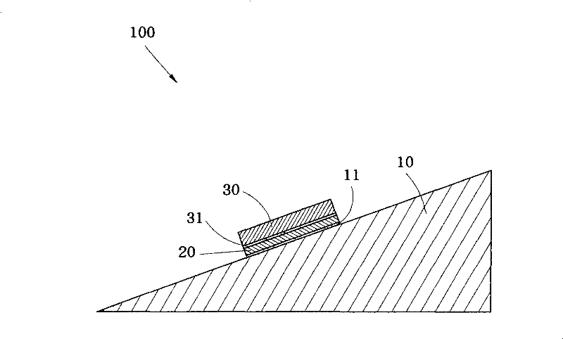 Combined structure and method of light fitting component