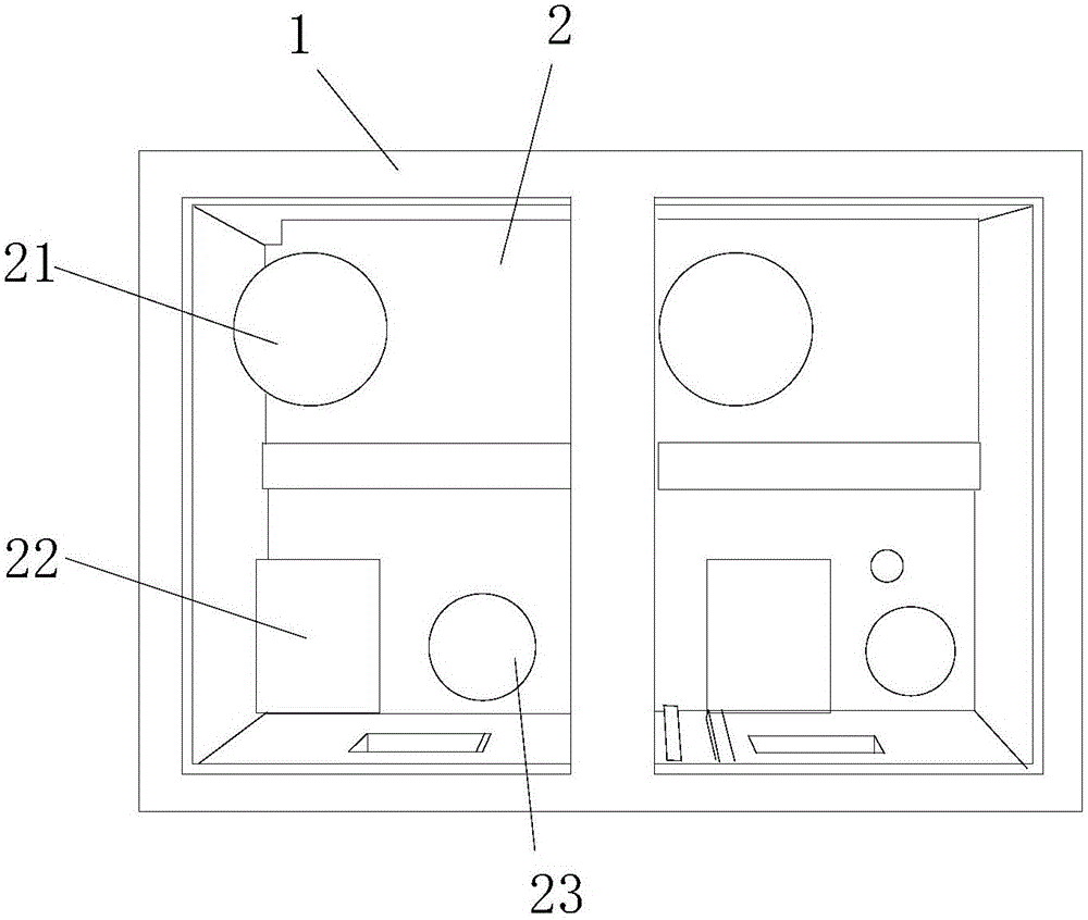 Building virtual reality (VR) three-dimensional shooting array device