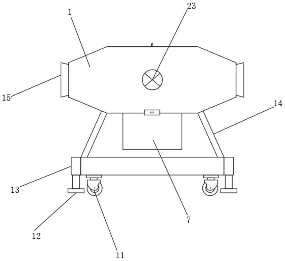 Air purifying and filtering device for energy conservation and environmental protection