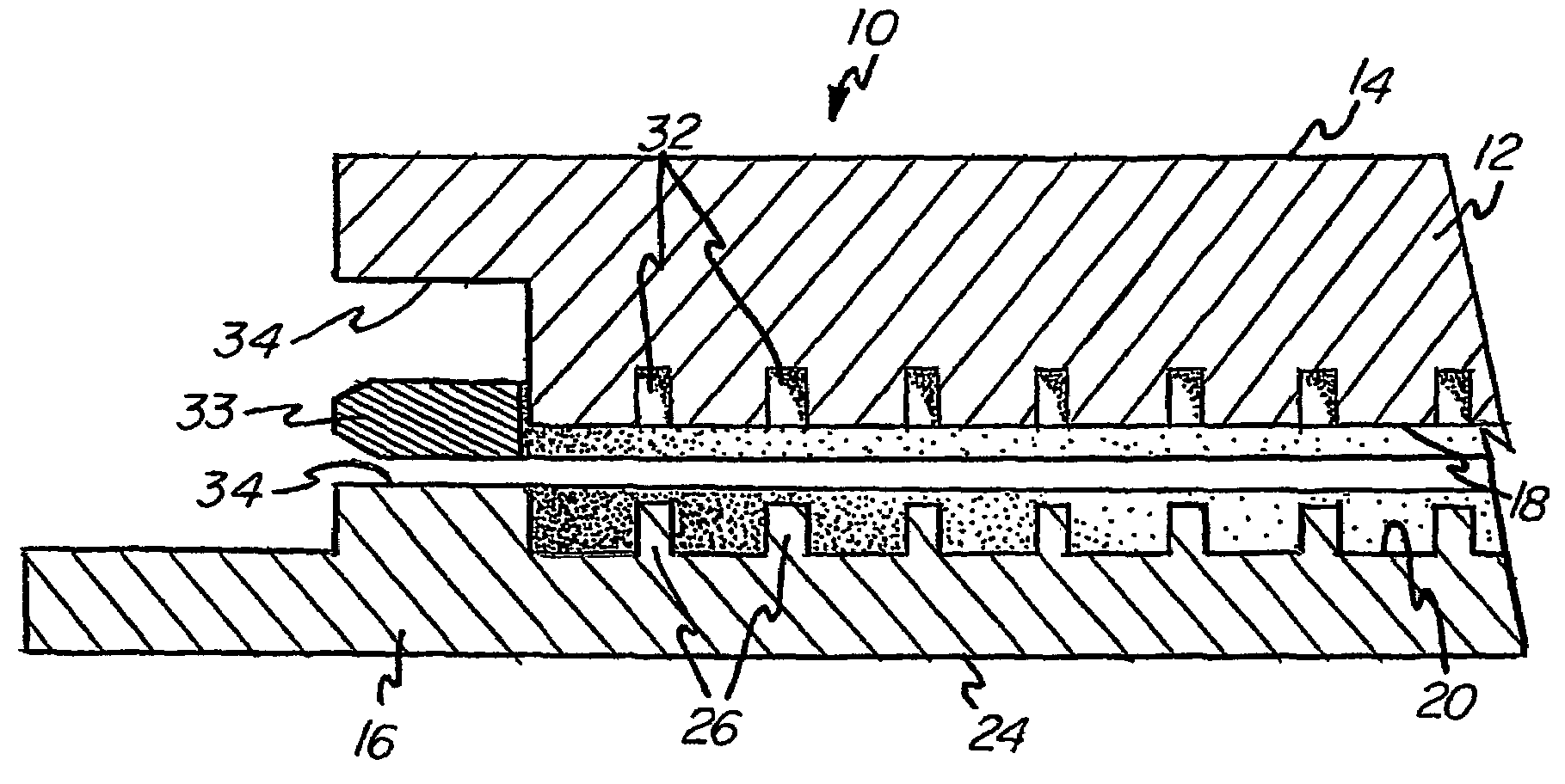 Friction fit target assembly for high power sputtering operation