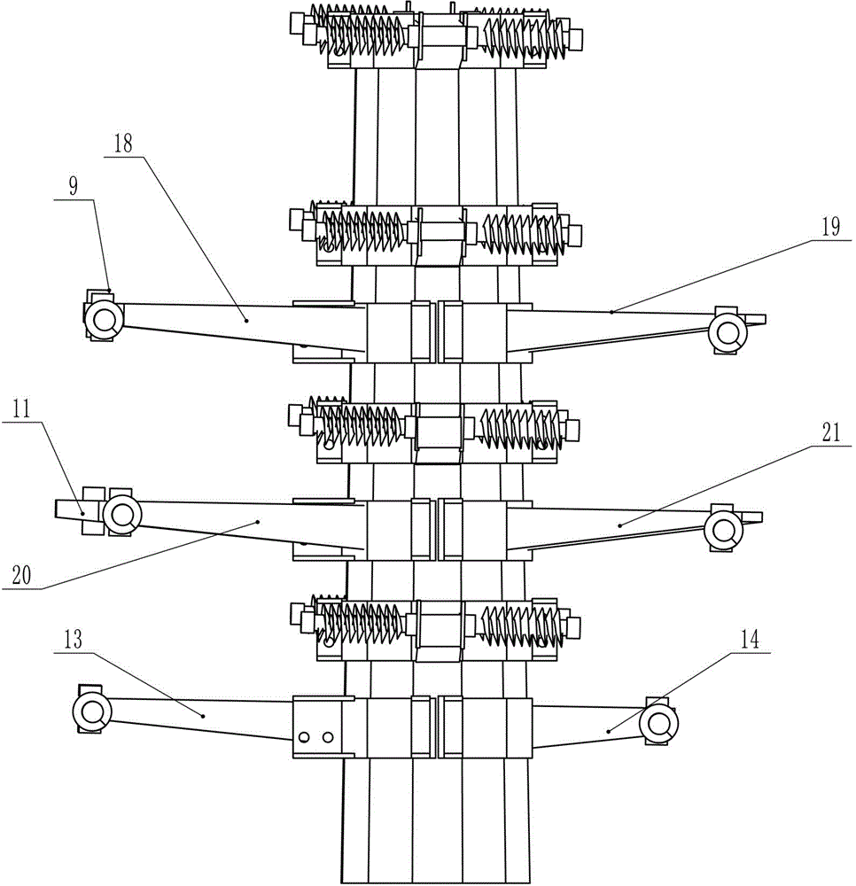 T-joint steel pipe pole with special-shape crossarms