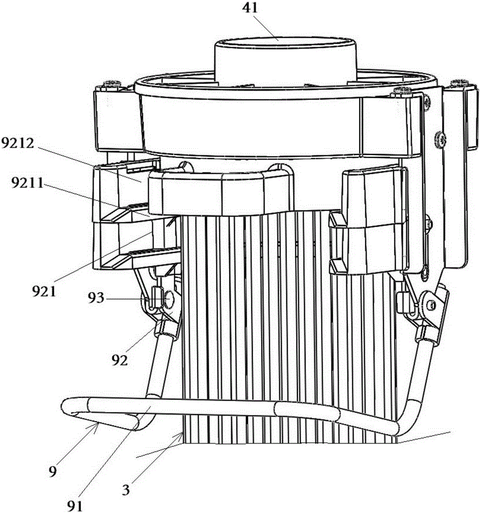 Indoor air freshness retaining machine provided with filter film component clamping and assembling mechanism and use method of indoor air freshness retaining machine