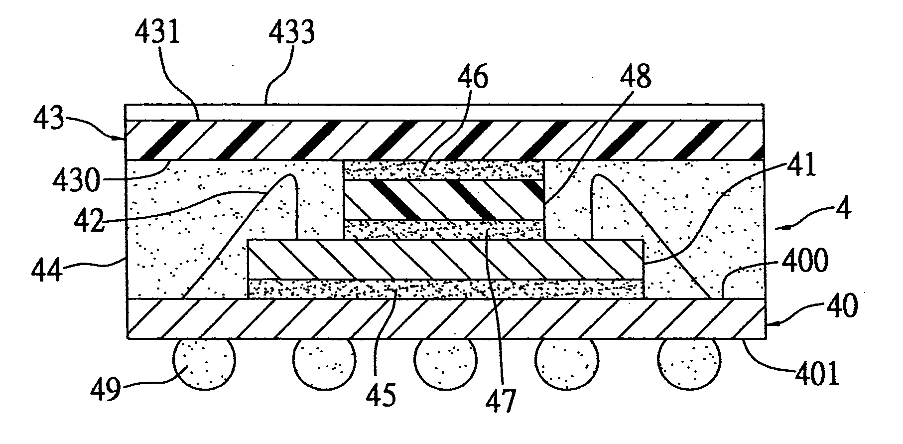 Fabrication method of semiconductor package with heat sink