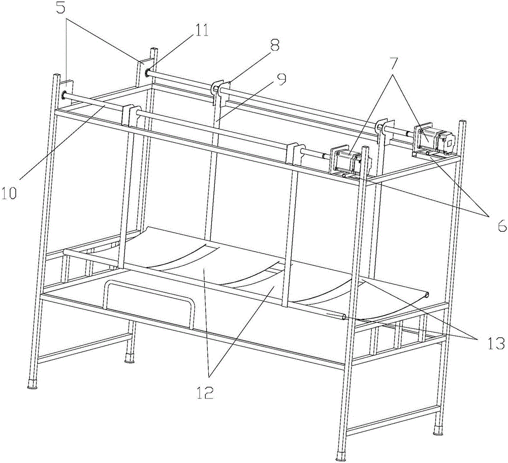 Multifunctional nursing bed