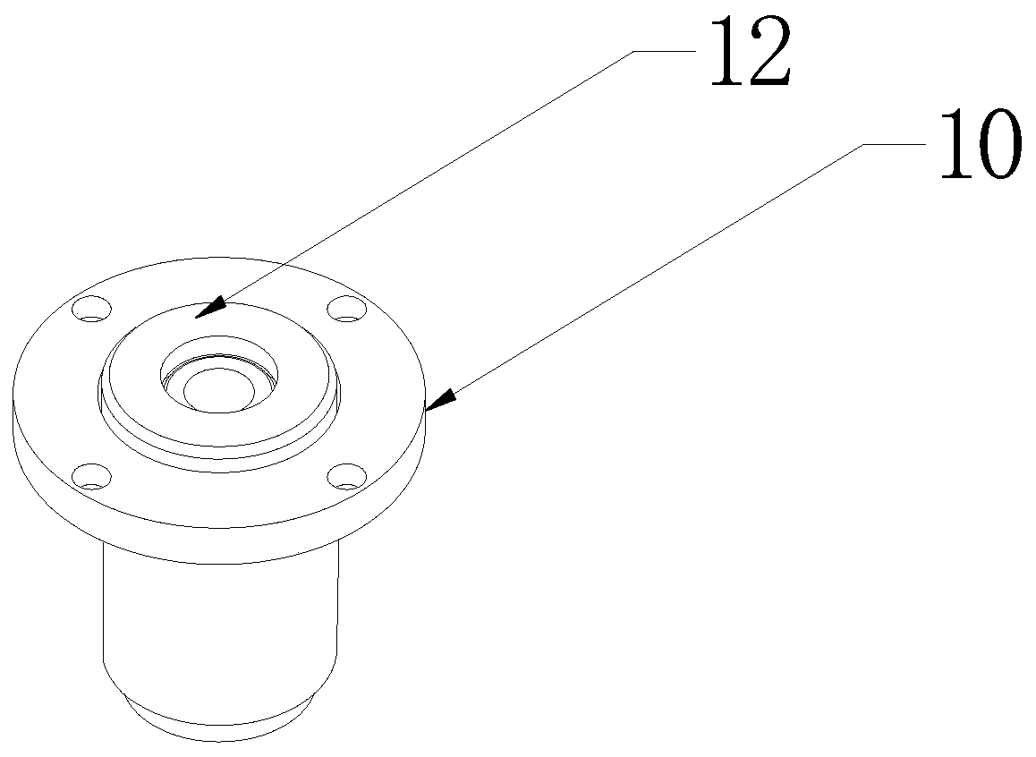 Assembly device and method for automobile shock absorber assembly