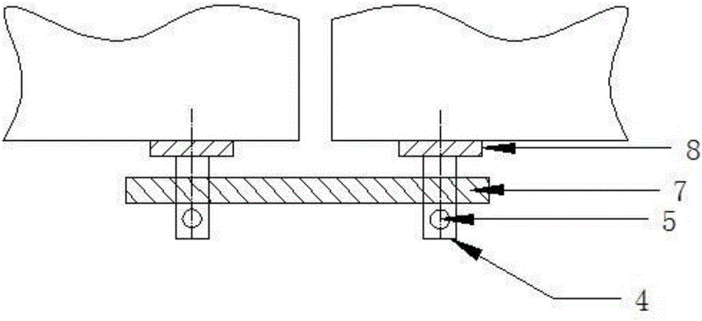 A decompression plate with a quick disassembly structure