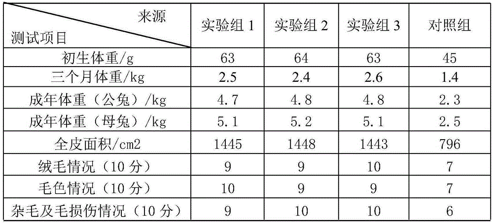 Cultivation method for new rex rabbit strain