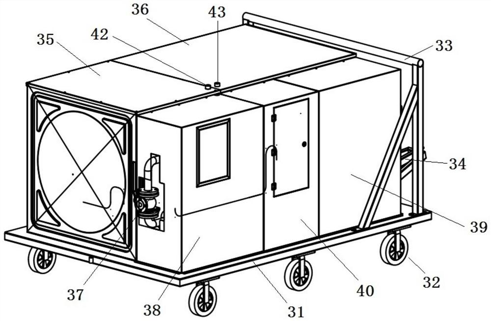 Operation control method of an oil pollution transfer vehicle