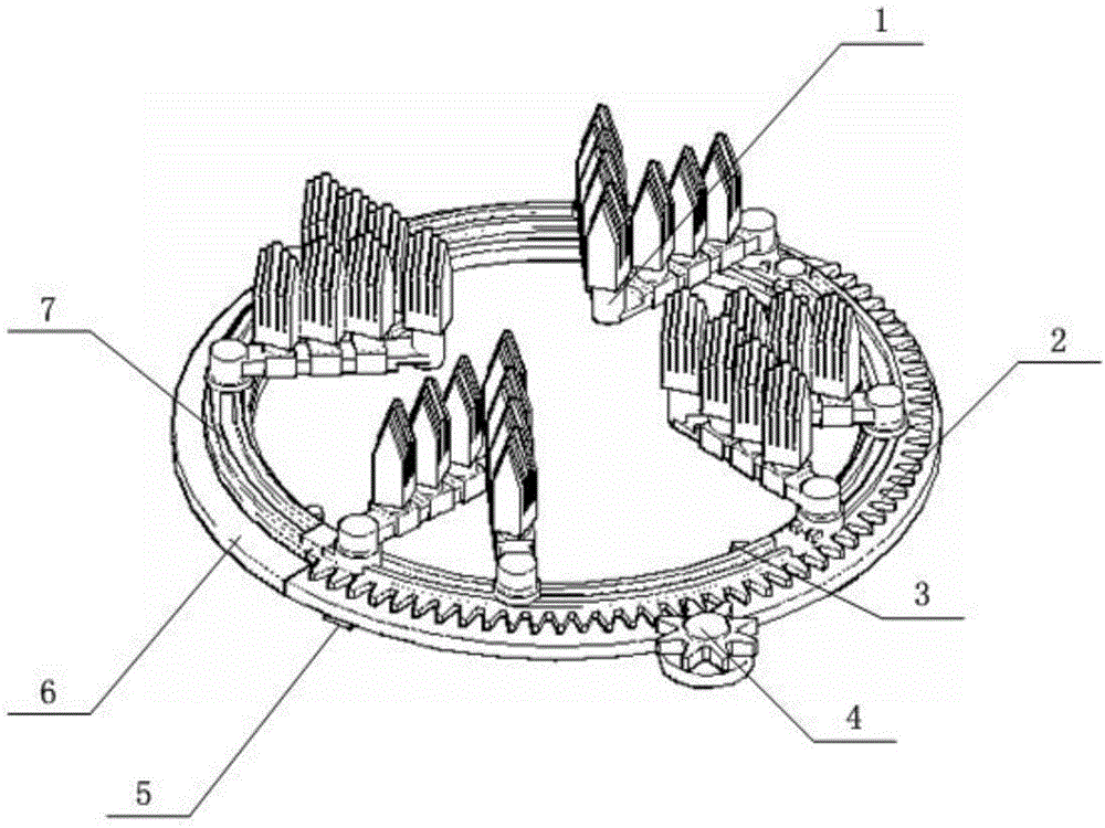 Electrified automatic sweeping device for insulator