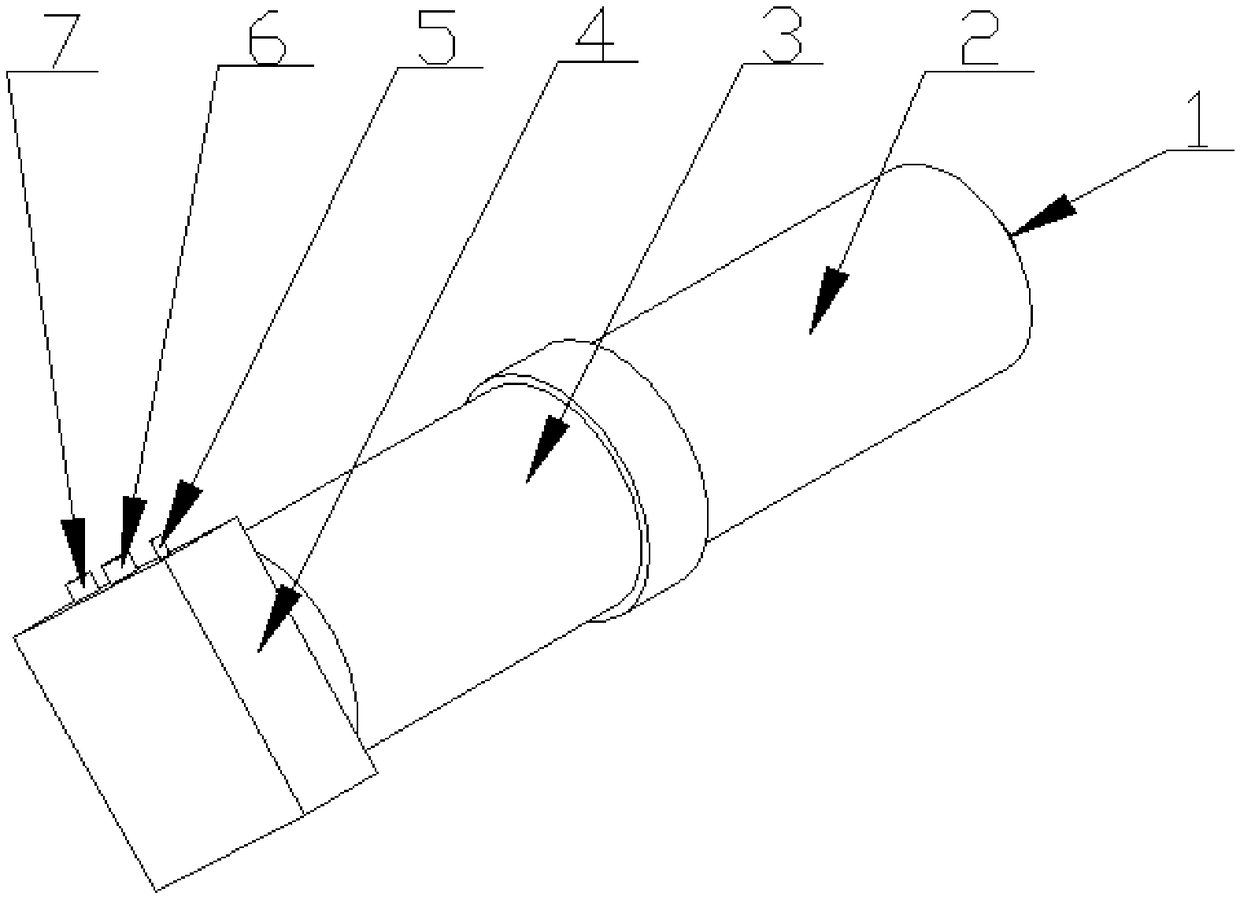 Variable-effective-action-area hydraulic cylinder