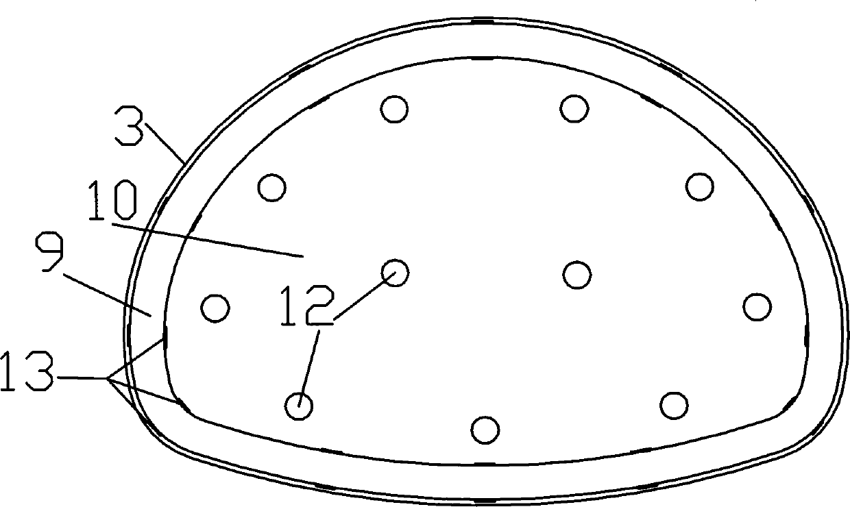 Uniform water pressure simulation loading device and method for tunnel structure model test