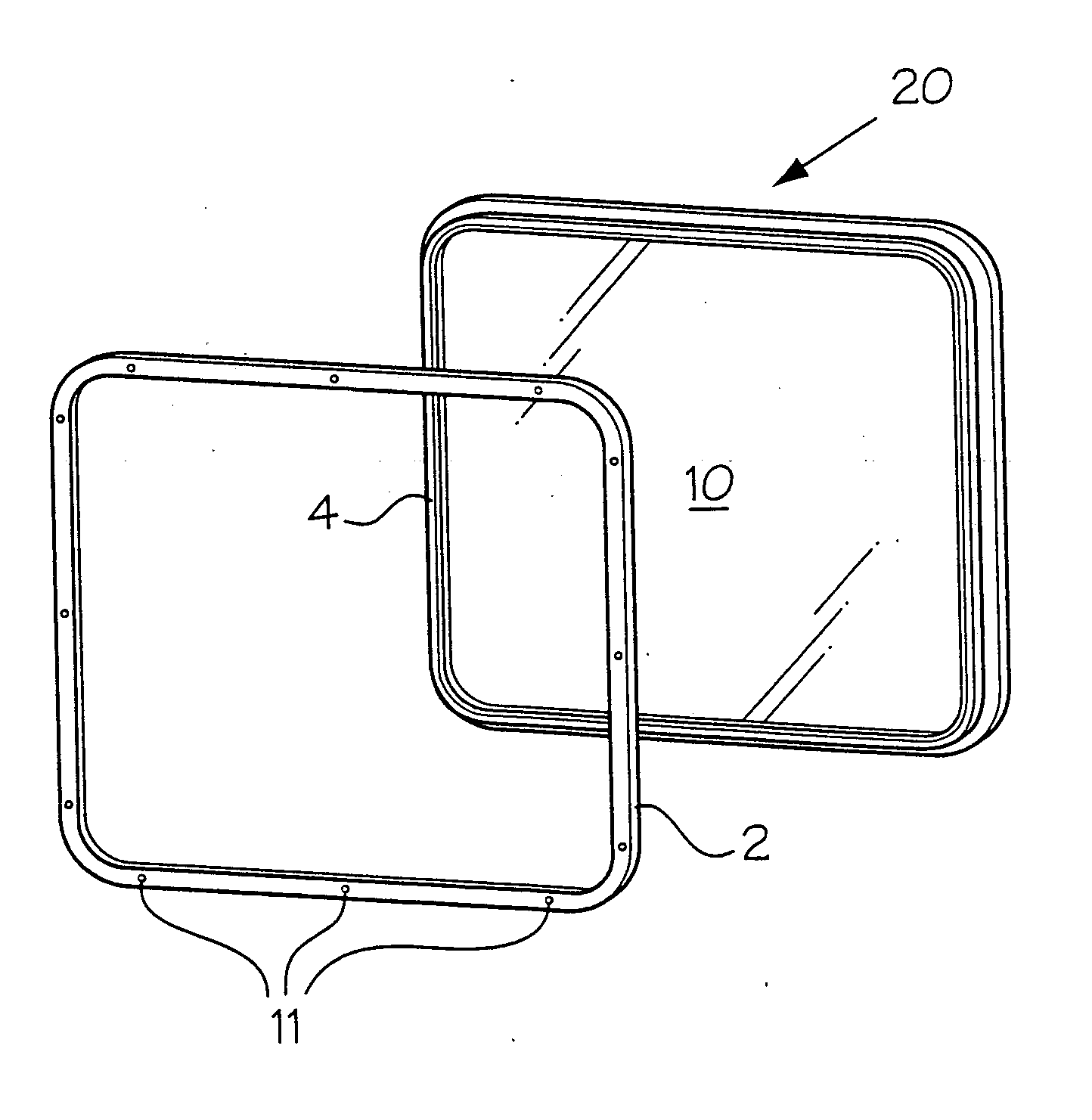 Fixed window arrangement