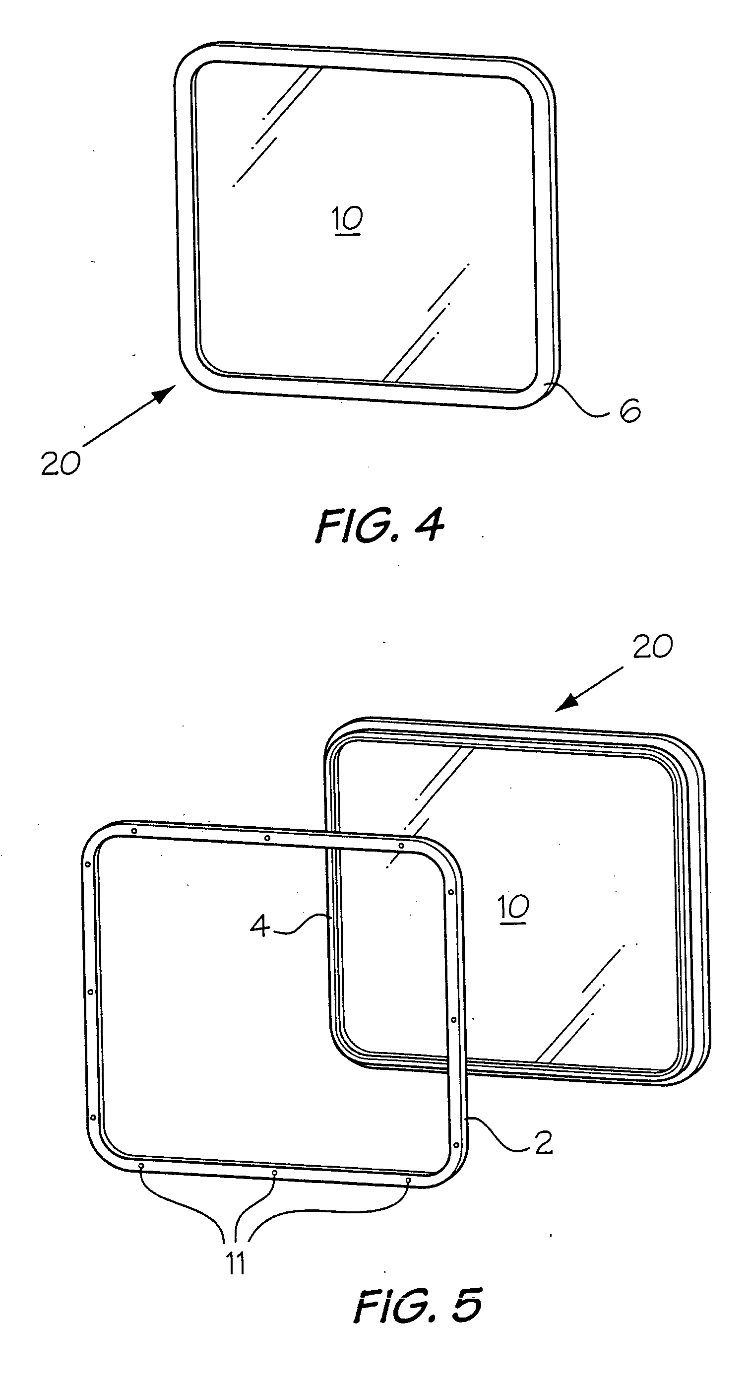 Fixed window arrangement