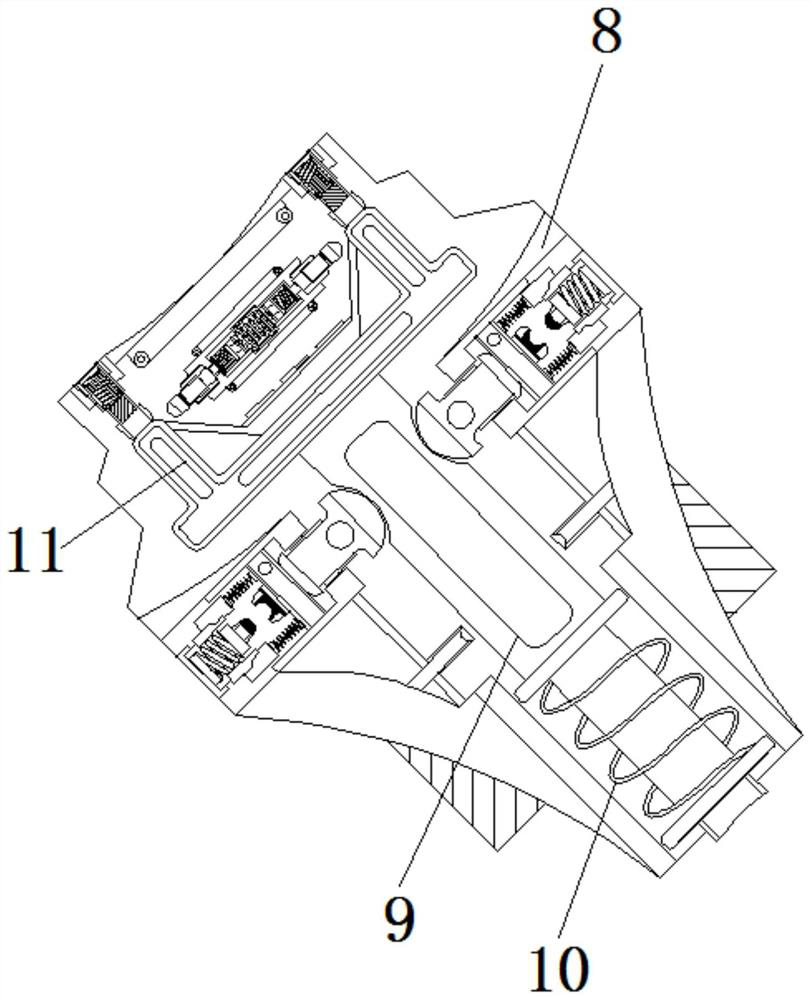 Protective biological cell separation and rotation equipment with self-locking function