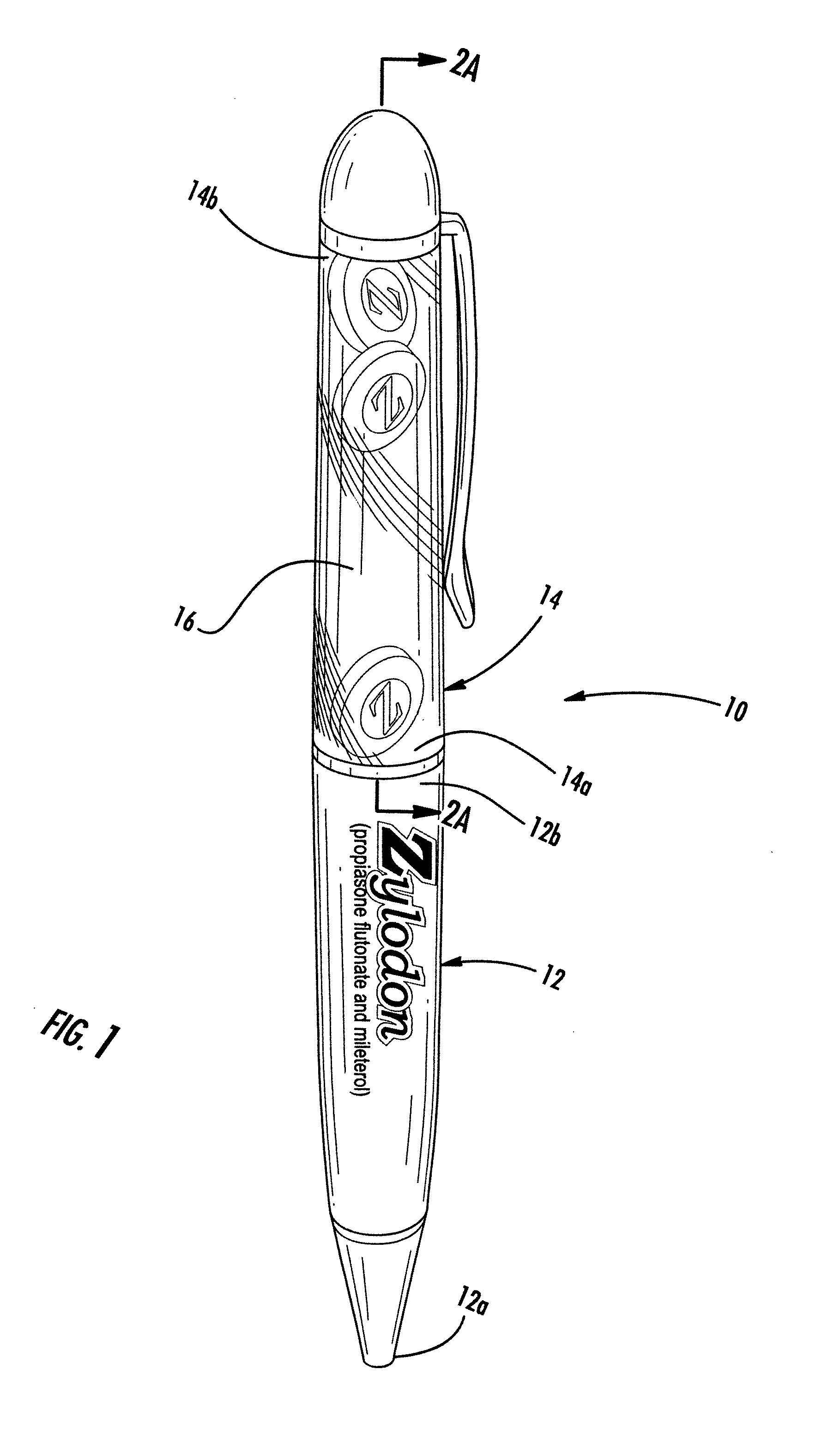 Writing instrument with fluid-containing barrel