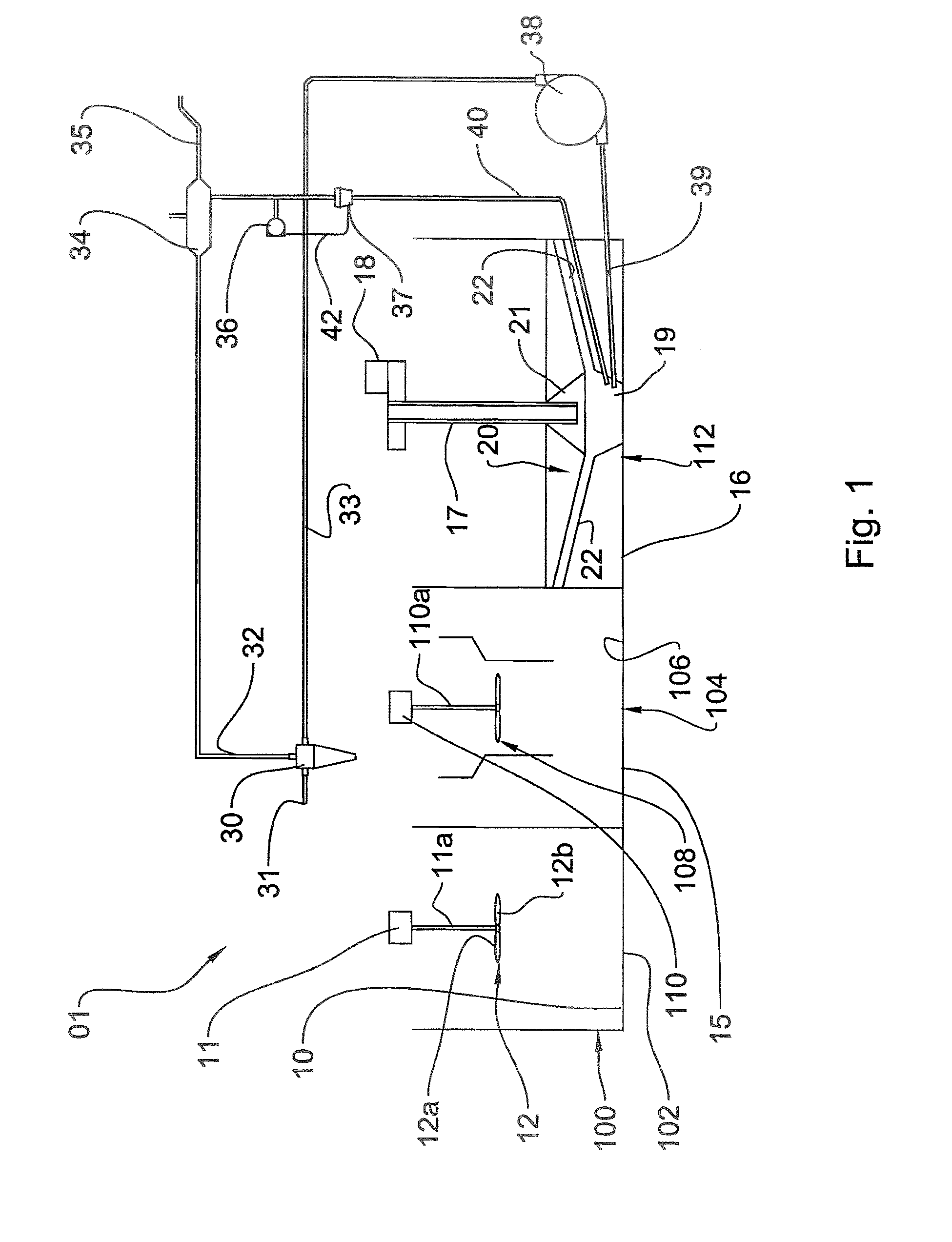 Ballast flocculation and sedimentation water treatment system with simplified sludge recirculation, and process therefor