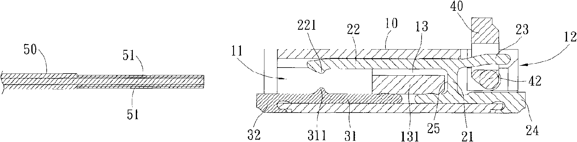 Electric connector combination