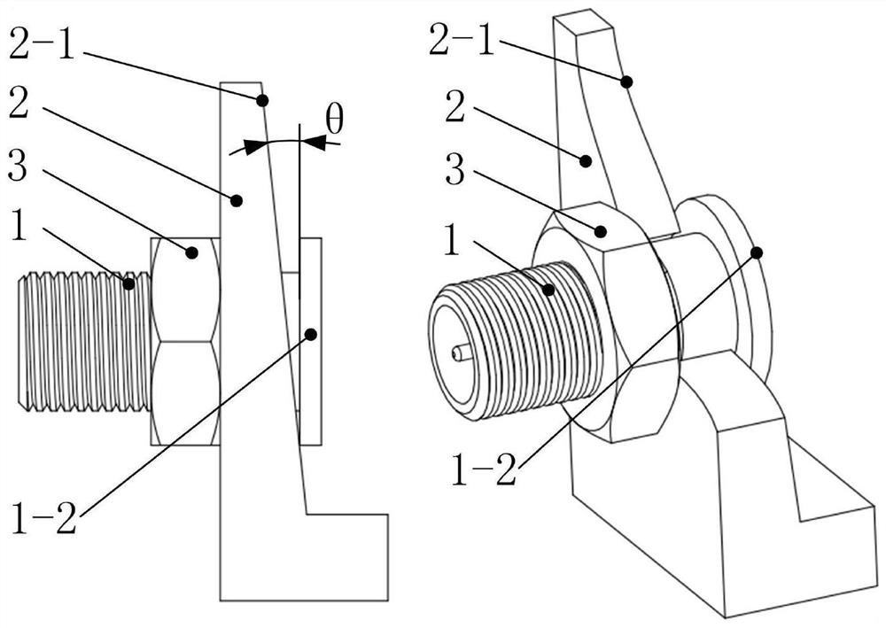 A Realization Method of Through-Wall Joint with Self-adaptive Mounting Surface Inclination Angle