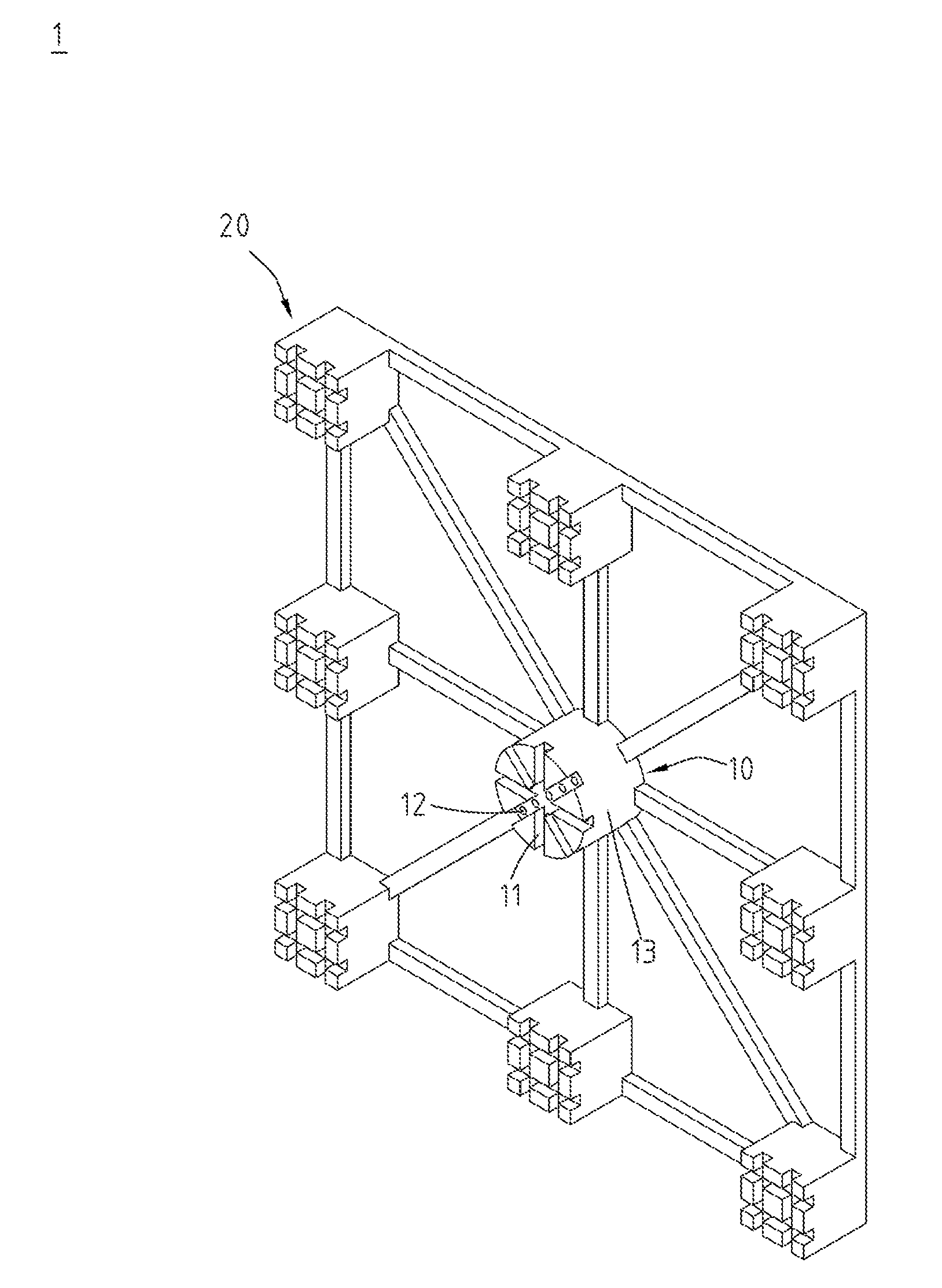 Size adjustable assemblable pallet