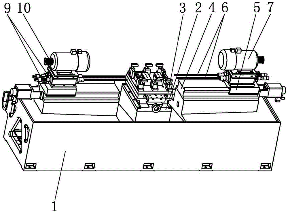 Four axis deep hole drilling machine