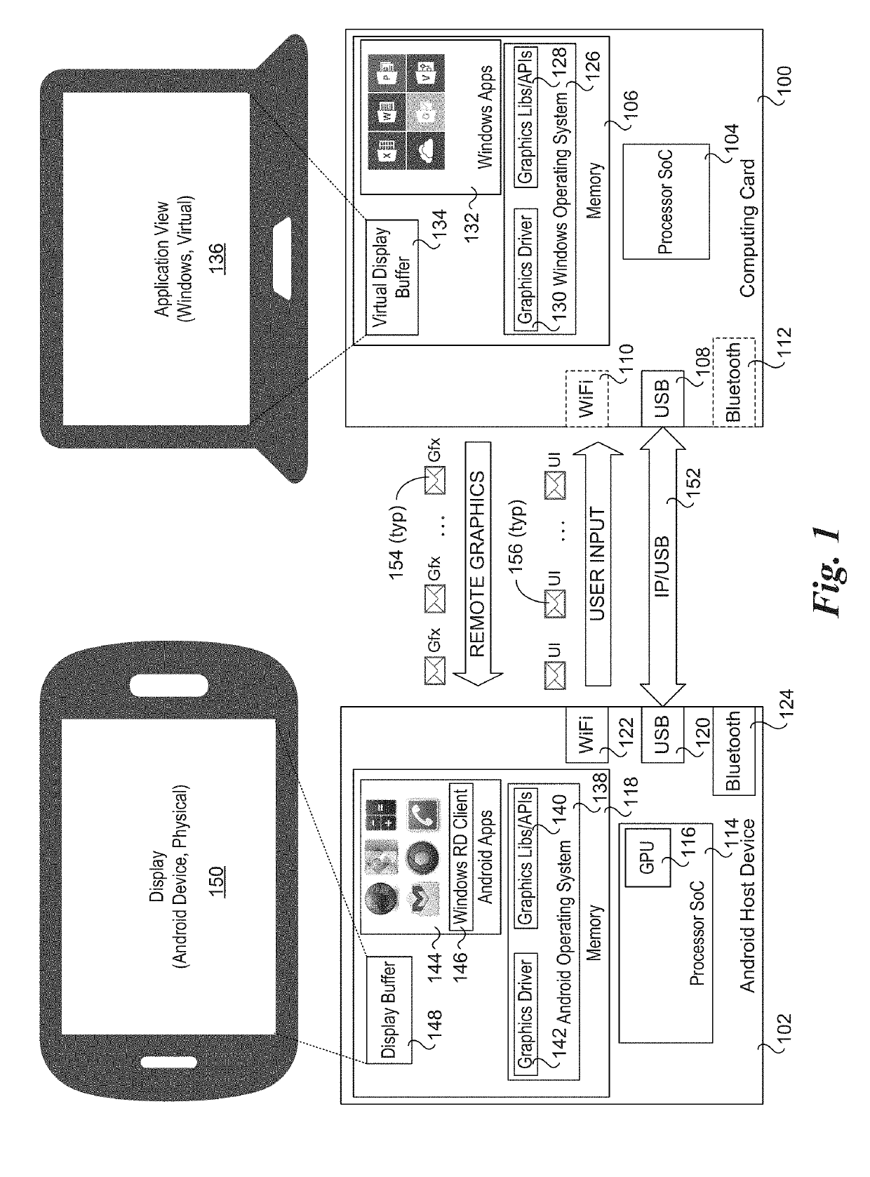 Integrated android and windows device