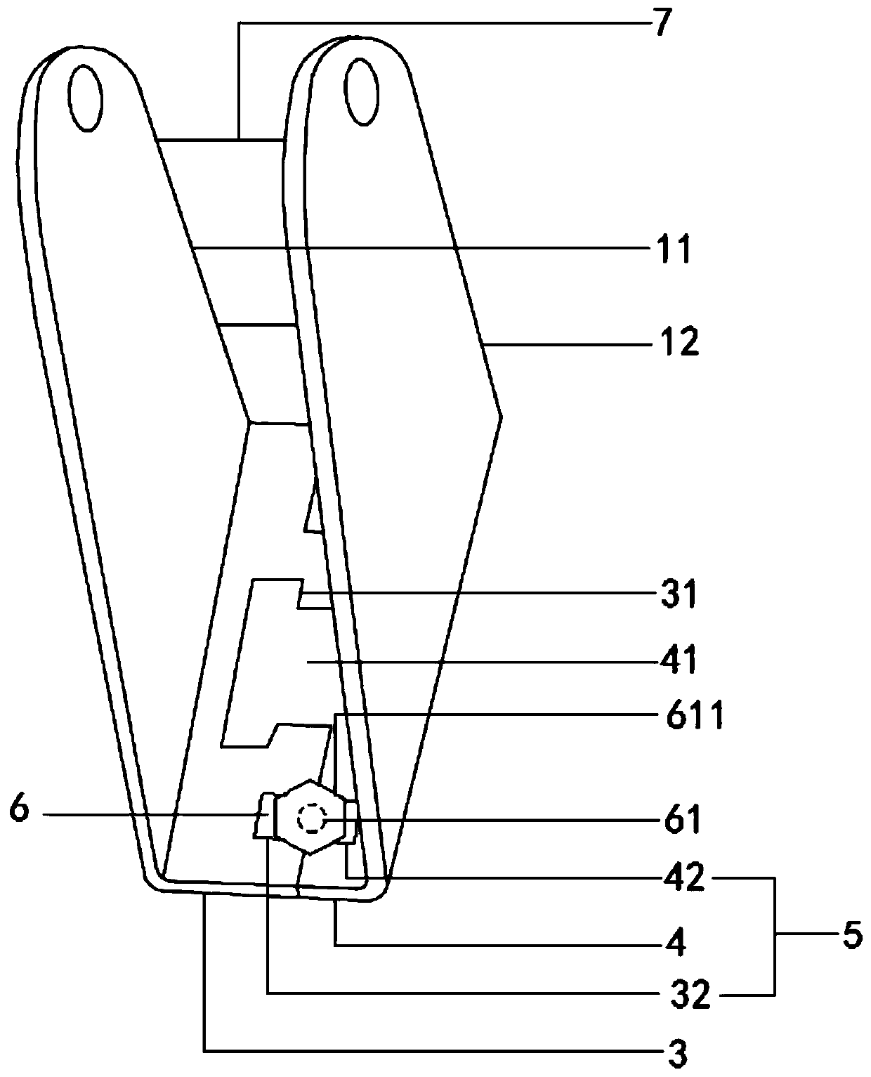 Armrest base for cart