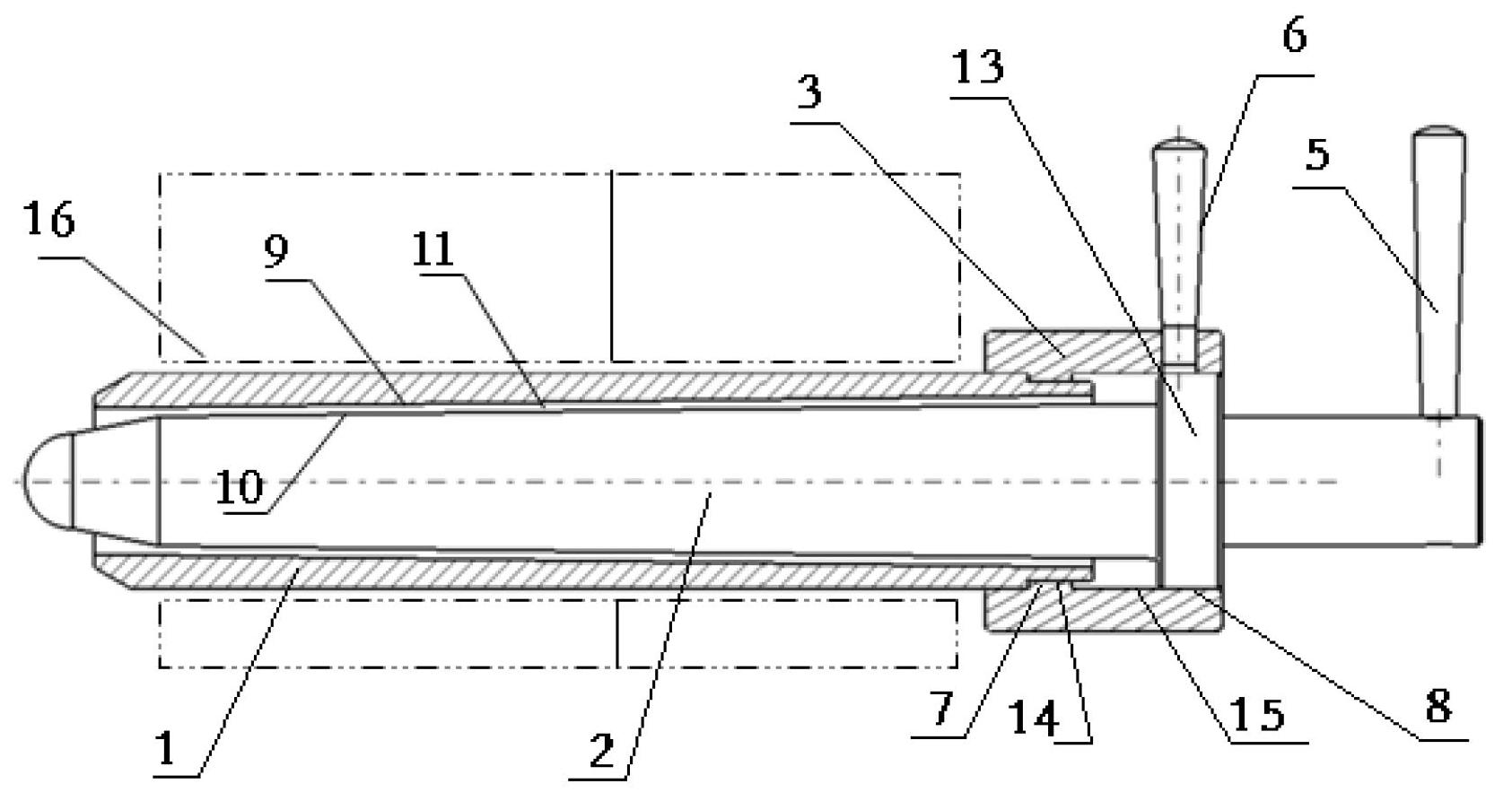 Quick-release positioning pin structure