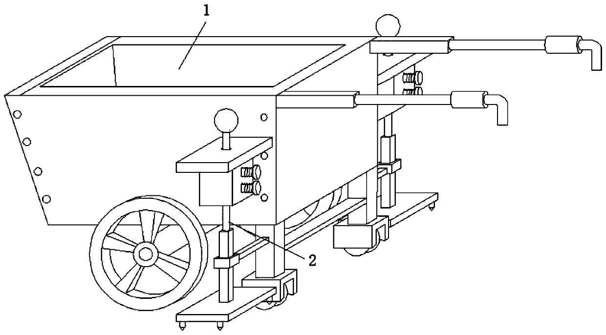 Attapulgite transporting device capable of preventing rollover