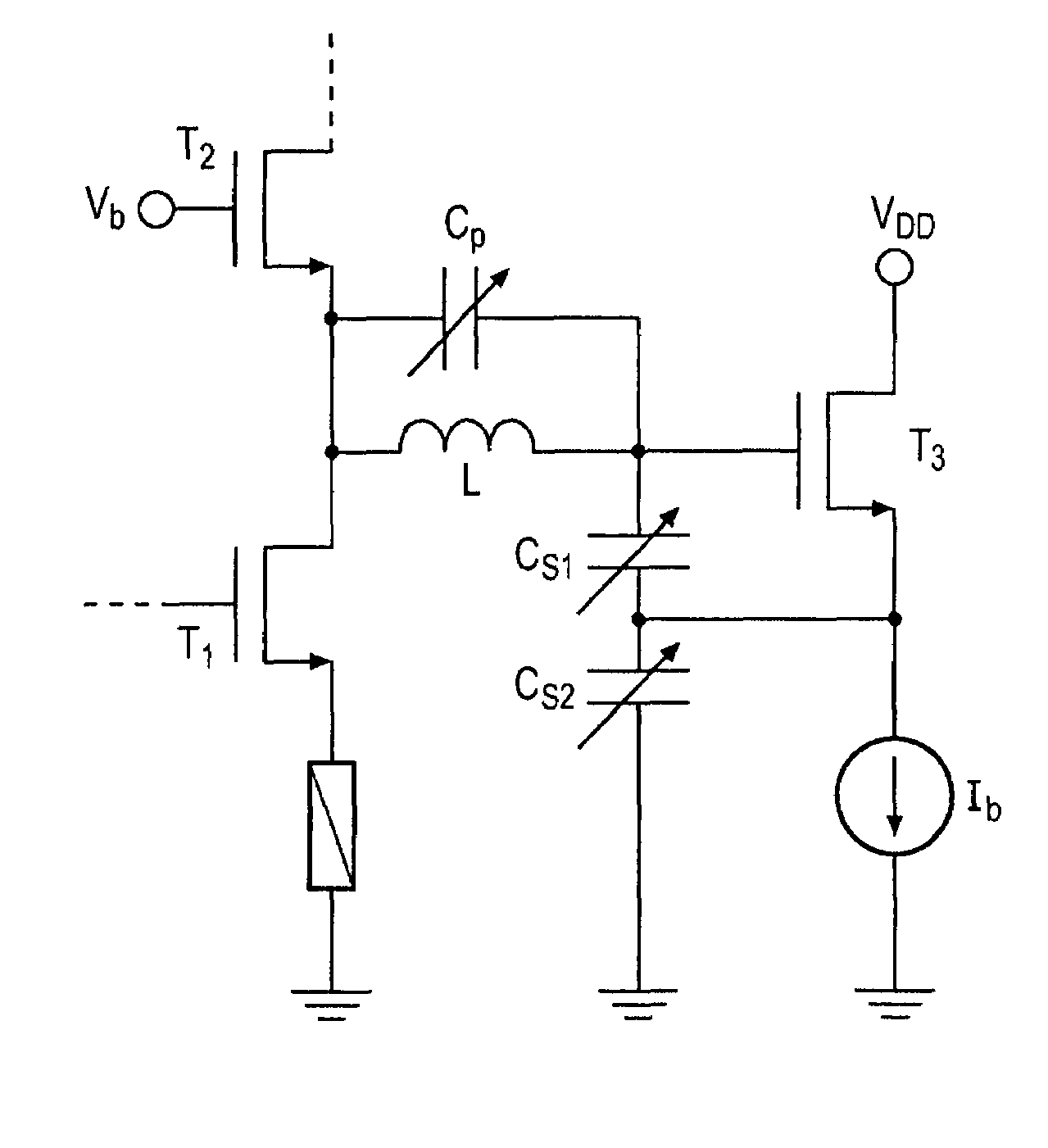 Negative gm circuit, a filter and low noise amplifier including such a filter