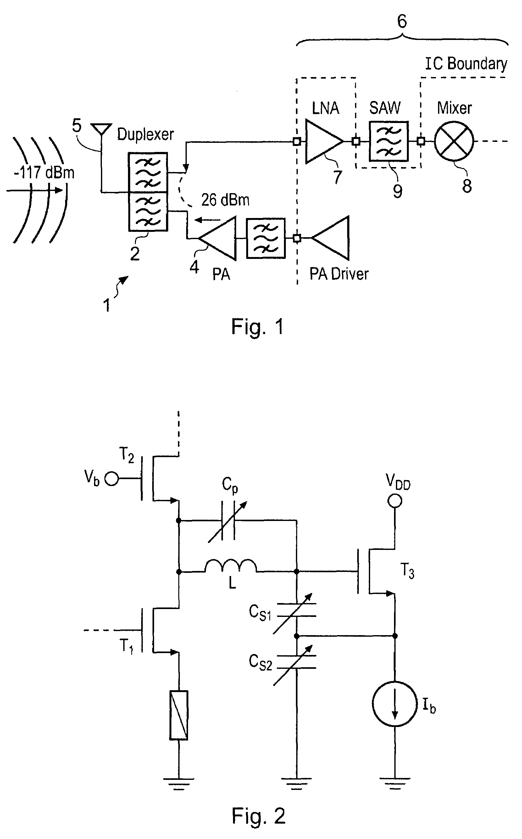 Negative gm circuit, a filter and low noise amplifier including such a filter