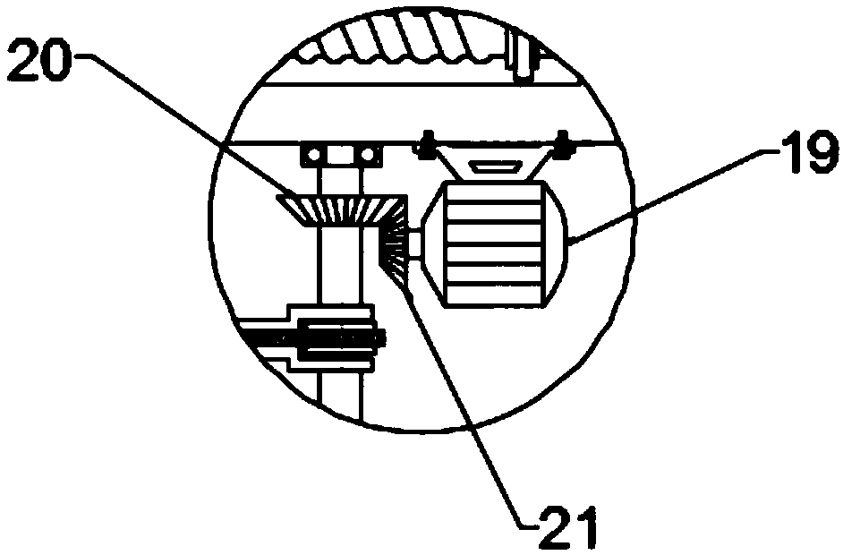 Municipal isolation green belt trimming device