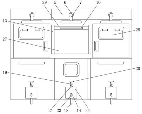 Intelligent dustbin switch control equipment